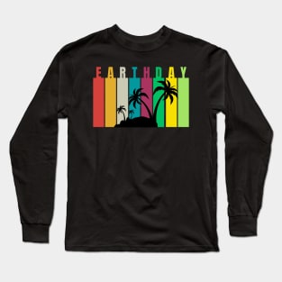 RETRO EARTH DAY Long Sleeve T-Shirt